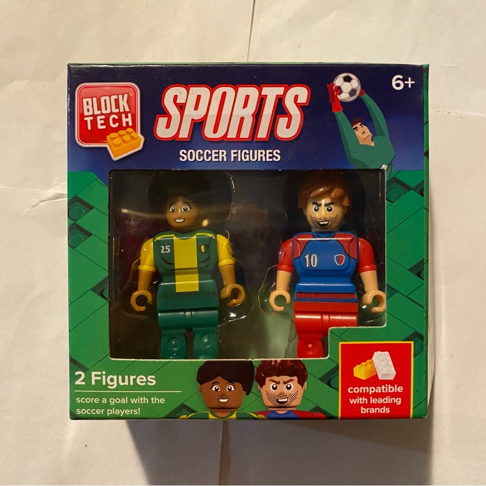 Blocktech Sports Soccer Figures 2 Pieces